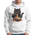 猫 ラーメン グラフィック 日本語 カワイイ アニメ 面白い ラーメン 猫 長袖tシャツ パーカー