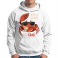 蟹 カニ 魚介類 涼しい かに 食べる 長袖tシャツ パーカー