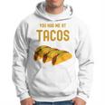 面白いタコス You Had Me At Tacos かわいい 愛らしいタコス フード パーカー