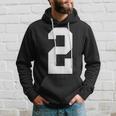 2番の大学スポーツスタイル。ホワイト。 パーカー 彼への贈り物