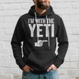 I'm With The Yeti お揃いのyetiコスチュームシャツ パーカー 彼への贈り物