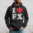 I Love Fx イニシャル I Heart FX 名前 F X パーカー 彼への贈り物