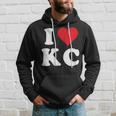 I Love Kc Initials I Heart KC First Last Name K C パーカー 彼への贈り物