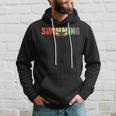 Natación Nadar Deporte Retro -Intage Brazada Nadador Sudadera Regalos para él