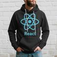 Reactjs ReactJs 公式ロゴ Javascript フレームワーク パーカー 彼への贈り物