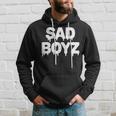 Sad Boyz Drip おもしろグラフィックノベルティ トレンディギフト パーカー 彼への贈り物
