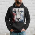 Tigre Ojos Azules Arte Animal Dibujo Motivo Anime Sudadera Regalos para él