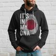 おかしな It's In My Dna 日本国旗 指紋 パーカー 彼への贈り物