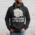 かわいいビションフリーゼ If You Love Me Let Meleep パジャマ パーカー 彼への贈り物