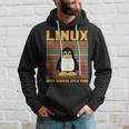 メンズ コンピューター オタク Linux ルートペンギン タックス 言葉 ギフト パーカー 彼への贈り物