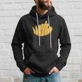 ポケットフライドポテト 胸にチップス フライドポテト パーカー 彼への贈り物