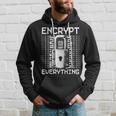 倫理的ハッキング アナリスト 倫理的サイバーセキュリティ Encrypt Everything パーカー 彼への贈り物