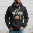 私はフィリピン人ではありません ドゥテルテ Dds ピノイ プライド クール パーカー 彼への贈り物