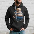 陽気なチャンキーラブラドールレトリバーtシャツ 太った犬愛好家向け パーカー 彼への贈り物