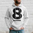 8 数字 パーカー 彼への贈り物