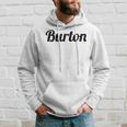 Burton バートン の名前を言うトップ パーカー 彼への贈り物