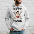 Free Hugs おもしろ相撲力士 相撲ハグ カワイイ相撲ハグ パーカー 彼への贈り物