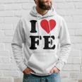 I Heart Fe Initials I Love FE First And Last Name F E パーカー 彼への贈り物