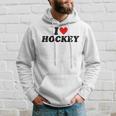 I Heart Hockey パーカー 彼への贈り物