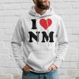 I Heart Nm Initials I Love NM First And Last Name N M パーカー 彼への贈り物