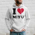 I Love Miyu パーカー 彼への贈り物
