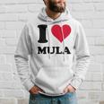 I Love Mula パーカー 彼への贈り物