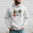 Ojo Dibujo Arte Gráfico Chica Retrato Ojos Sudadera Regalos para él