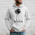 アロハ ハワイ ハワイアン ヤシの木 パーカー 彼への贈り物