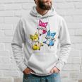 カワイイ・パンセクシュアル・プライド・フォックス 長袖tシャツ パーカー 彼への贈り物