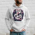 キツネ キツネ 桜 花 日本 九尾狐 長袖tシャツ パーカー 彼への贈り物