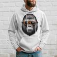 サングラスをかけたクールなゴリラグラフィックアート 長袖tシャツ パーカー 彼への贈り物