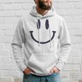 スマイリーフェイス キュート ポジティブ モチベーションアップ ハッピーススマイルフェイス パーカー 彼への贈り物