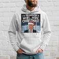 ホワイトハウスのクリスマス・トランプ・ファニー・ホリデーを夢見ている 長袖tシャツ パーカー 彼への贈り物