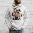レトロコミックキス、コラージュ、ビンテージポップアートキスコミックスタイル 長袖tシャツ パーカー 彼への贈り物