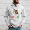 面白いtシャツ 柴犬 着信 イヌ わんこ メンズ 犬好き グッズ かわいい おもしろ 面白い 服 ネタ 長袖tシャツ パーカー 彼への贈り物