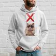 面白くて笑いたい人のためのxハムスター。 長袖tシャツ パーカー 彼への贈り物