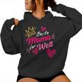 For The Best Mum In The World Mother's Day Kapuzenpullover für Damen