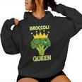 Broccoli Queen ブロッコリーの女王 ブロッコリー ベジタリアン・ベジタブル ブロッコリー レディースパーカー
