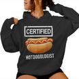 Cool Hotdog Outfit For Adult Hotdog Hot Dog Lover Women Hoodie