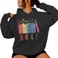 Equal Rights Book Flower 8647 Trump Feminist Rights Women Hoodie