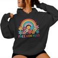 Free Mom Hugs Rainbow Lgbt Gay Lesbian Transgender Pride Women Hoodie