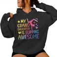 My Granddaughter Gymnastics Grandma Of A Gymnast Grandma Small Black Women Hoodie