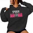 Groovy Spider Mom Matching Family Party Mama Women Hoodie