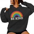 Lgbtq Be Kind Pocket Gay Pride Lgbt Ally Rainbowintage レディースパーカー