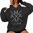 Mama Est 2018 Madre Desde 2018 Mamá 2018 Sudadera con capucha para mujer