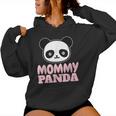 Mom Panda Bear Mother's Day Mommy Panda Women Hoodie
