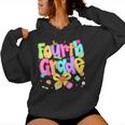 Preppy Fourth Grade Back To School 4Th Grade Teacher Girls Women Hoodie