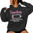 Teacherummer Recharge Required シャツ レディースパーカー