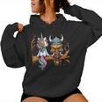 Vikingo Y Unicornio Niños Niñas Hombres Es Niños Y Adultos Sudadera con capucha para mujer