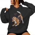ビーグルシャツ ビーグルtシャツ Love Is Dog Mom Dad 子犬 ペット キュート レディースパーカー